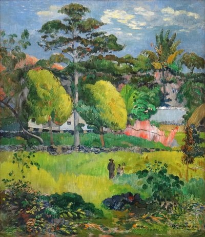 Landschap door Paul Gauguin